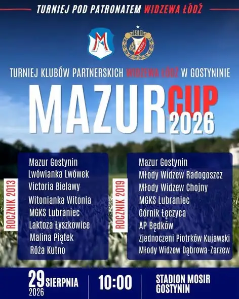Weekend z piłką w Witoni: seniorzy grają z Olimpią Chąśno, trampkarze jadą na Mazur Cup