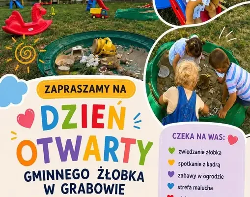 Dzień Otwarty w Gminnym Żłobku w Grabowie – ostatnia szansa przed nowym rokiem szkolnym