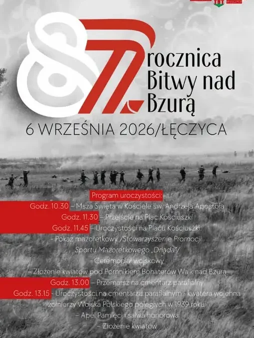 87. rocznica Bitwy nad Bzurą – uroczystości w Łęczycy
