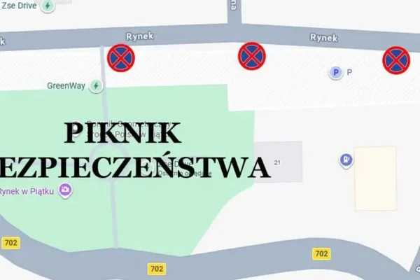 Piknik Bezpieczeństwa w Piątku – parking przy Rynku wyłączony w niedzielę
