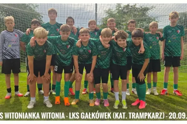 Trampkarze LUKS Witonianka wygrywają z LKS Gałkówek na własnym boisku
