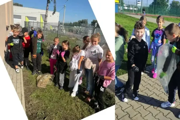 Uczniowie z Piątku posprzątali okolicę szkoły w ramach akcji „Sprzątanie Świata”