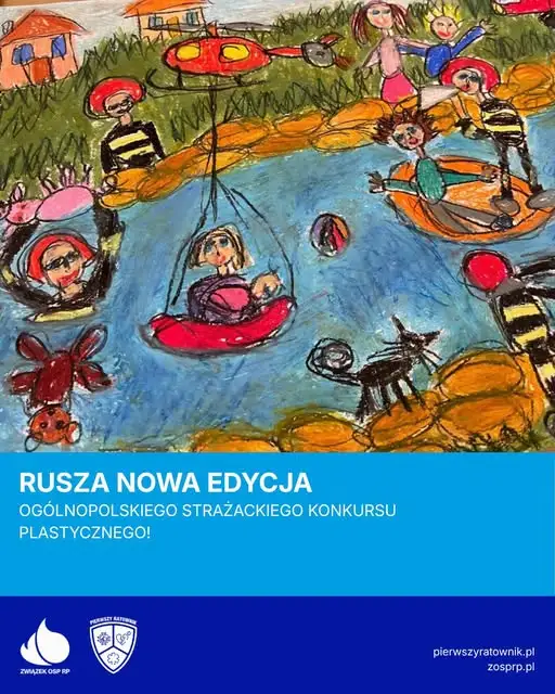 Ogólnopolski Strażacki Konkurs Plastyczny – nowa edycja z ważnym tematem
