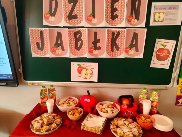 Światowy Dzień Jabłka w Szkole Podstawowej nr 1 w Łęczycy – drugoklasiści świętowali zdrowo i kolorowo