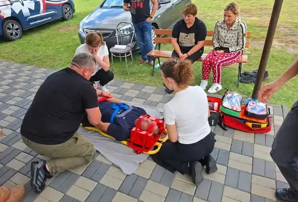 Strażacy ochotnicy i urzędnicy z Gminy Łęczyca ukończyli szkolenie z Kwalifikowanej Pierwszej Pomocy
