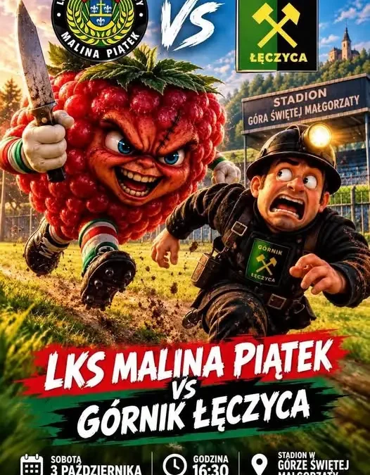 Malina Piątek kontra Górnik Łęczyca – mecz na szczycie już dziś o 16:30