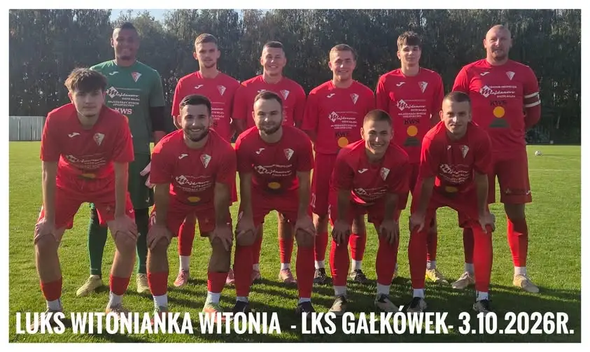 LUKS Witonianka Witonia rozgromiła LKS Gałkówek 3:0