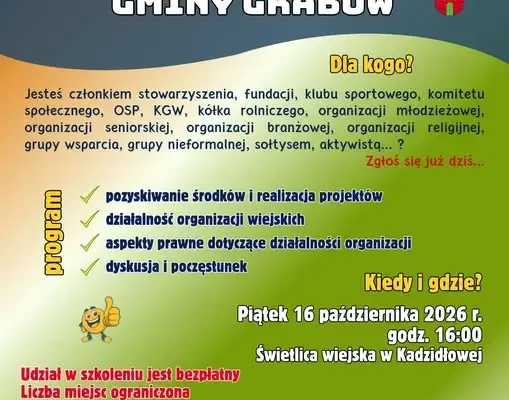 Bezpłatne szkolenie w Kadzidłowej: jak zdobyć pieniądze na wiejskie projekty